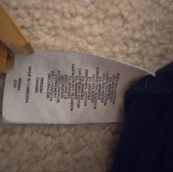 Children's place embellished jean skirtwith built in shorts-size 6 - Picture 7 of 7